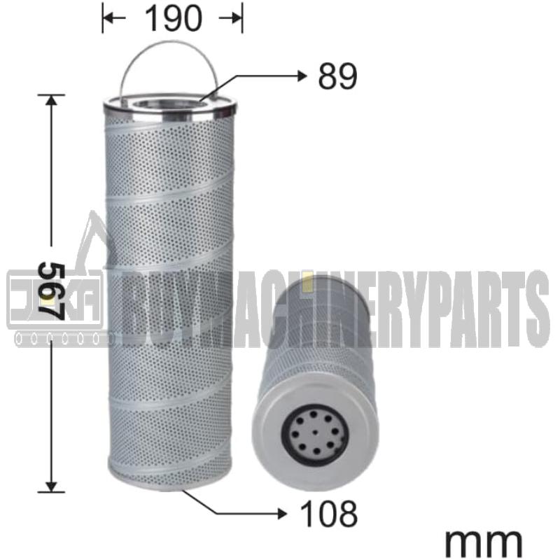 Hydraulic Filter LX666A/10 YLXB-32 Compatible with Lovol FR210 FR220-7