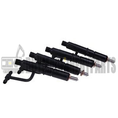 4 Pcs Fuel Injector 6646906 for Isuzu Engine 4JB1 Bobcat 843 853 1213 Mustang 960 2060 Loader