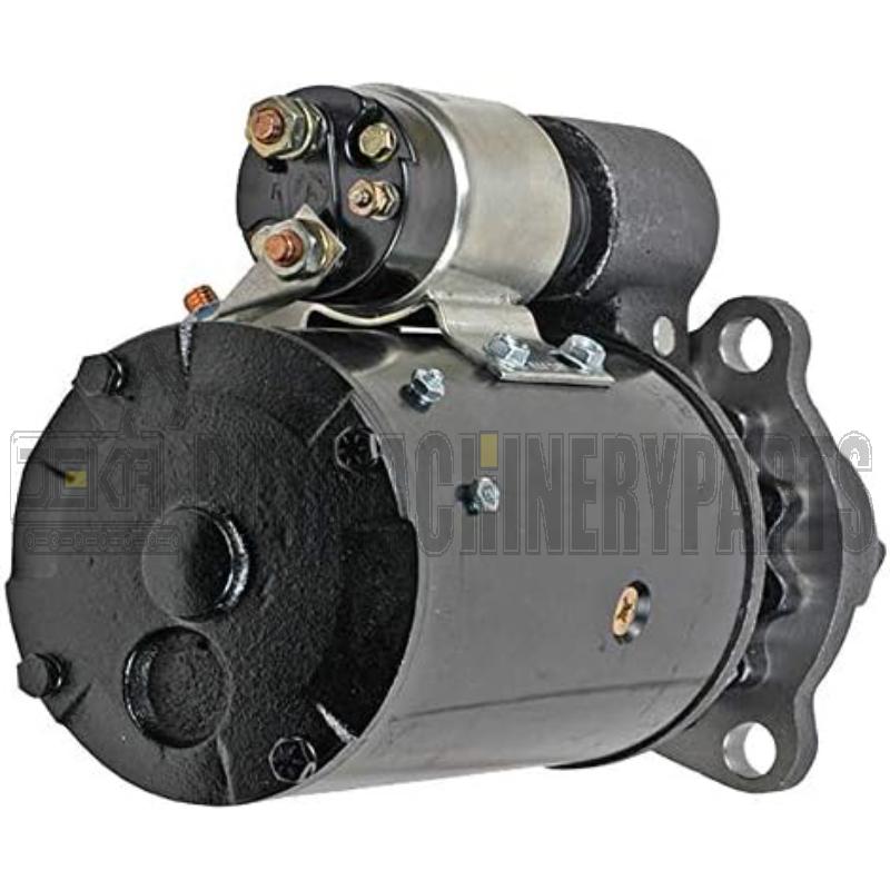 24V 12T Starter Motor Compatible With Case Cat Delco Fiat Allis Crawlers Wheel Loader Grader Crawlers FD7 FD9 65B FL9 8B DD 353 8C 1981-1984 1985 1986 By Part Numbers 1113256 1113263