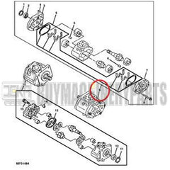 Hydraulic Pump AM877525 for John Deere Tractor 4005 870 970 1070 990