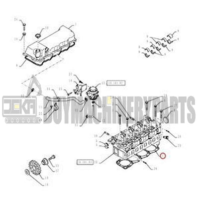 Cylinder Head Gasket 11115-E0150 for Hino Engine J05E Kobelco Excavator SK250-8 SK200-8 SK210-8 230SR-3 260SR-3