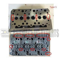 D1703 D1703-BG D1703-E2B D1703-E2BG D1703-EB D1703-M D1703-M-BG Complete Cylinder Head with Full Gasket Kit for Kubota Engine