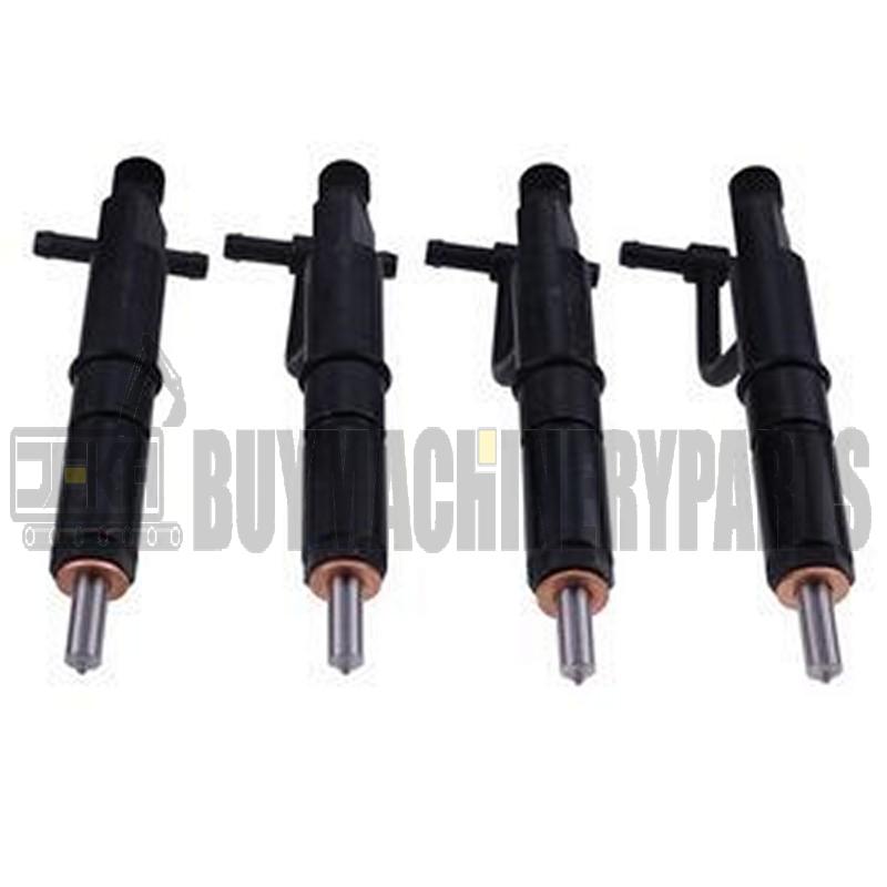 4Pcs Fuel Injector VI8944422250 for Isuzu Engine 4JB1 Kobelco Excavator SK80CS-1E 80MSR-1E 70SR-1E 70SR-1ES 80MSR-1ES