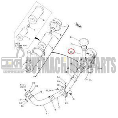 Air Filter Housing 4196770 for Hitachi Excavator EX60 EX60G EX60SR EX60WD EX90 EX60URG