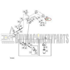 Air Intake Hose VI8980306250 87730505 for Isuzu Engine 4LE2 CASE Excavator CX75SR CX80