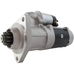 24V Starter Compatible with Doosan Wheel Loader Excavator & Log Loader with DL08 Engines 2005-2017 Replaces 19080026 300516-00056B 300516-00056C 65.26201-7073 65.26201-7073C