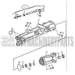 Tie Rod Assembly AT309304 AT170205 AT167325 for John Deere 210C 310E 310G 410D 410G 482C 485E 210LE 300D 410E