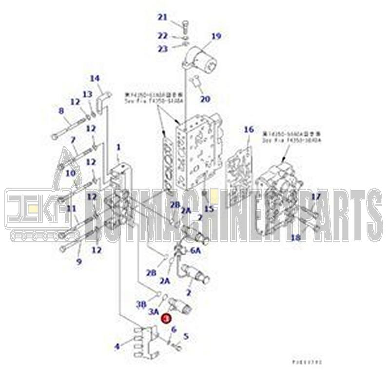 Solenoid Valve 714-11-16840 for Komatsu Wheel Loader WA320-3 WA120-3 WA200-3 WA180-3 WA250-3 WA150-3