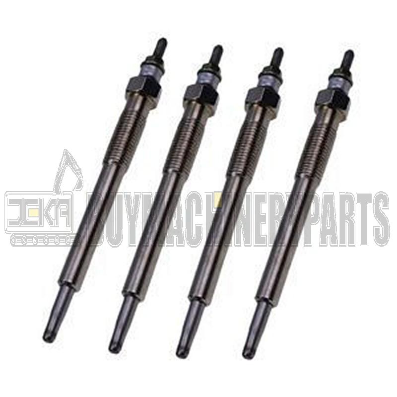 4 PCS Glow Plug 1G911-65510 for Hyundai Skid Steer Loader HSL650-7