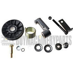 Drive Belt Tensioner & Cooling Fan Pulley Kit 6735884 6662997 for Bobcat 653 751 753 763 773 7753 S130 S150 S175 S185 S205 T140 T180 T190