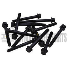 14Pcs Cylinder Head Bolt 14601-0345-0 for Kubota Engine WG972 Tractor B7300 B7400 BX1500 BX1800 BX2230 BX2350