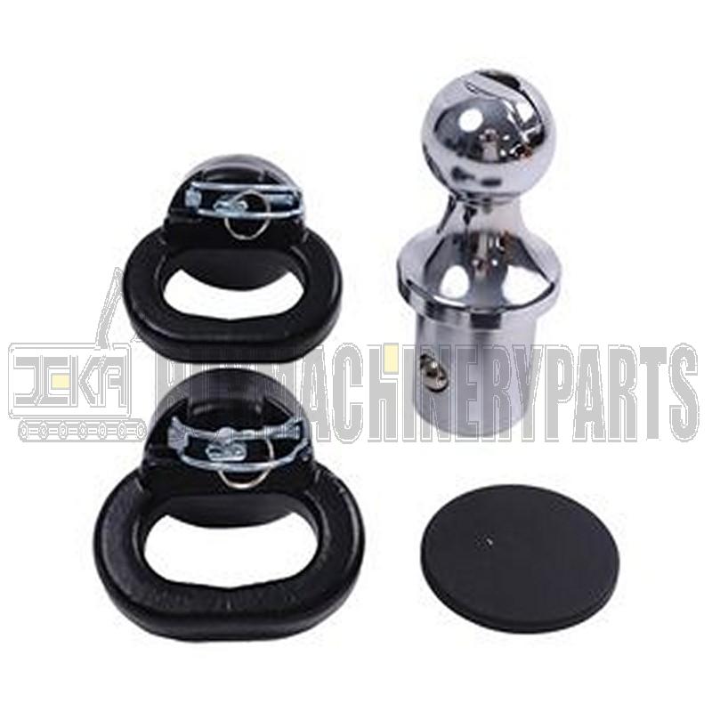 Puck System 2-5/16" Gooseneck Ball and Safety Chain Anchor Kit 60618 82216057AC for Ram Pickup Truck 2500 3500 2013-2023