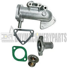 Thermostat 15531-73010 & Cover 15841-73260 & Complete Water Flange 16875-72704 With Gasket 15841-72923 for Kubota Engine Z482 D722