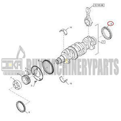 Crankshaft Oil Seal 504014232 for New Holland C227 C232 C238 L223 L225 L230 W50BTC W70BTC W80BTC TD4040F TD5010 TD5030