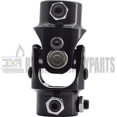 11/16-36 Spline X 3/4" DD Black Steering Universal Joint Single U Joint Shaft,Total Length: 83mm (3-1/4")