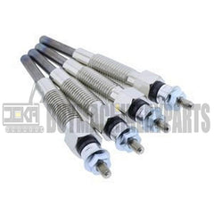 4Pcs Glow Plug 30666-57300 for Caterpillar CAT Engine 3044C-T Iseki Tractor TL2100 TL2500 TX1300 TX1500 TX2140 TX2160