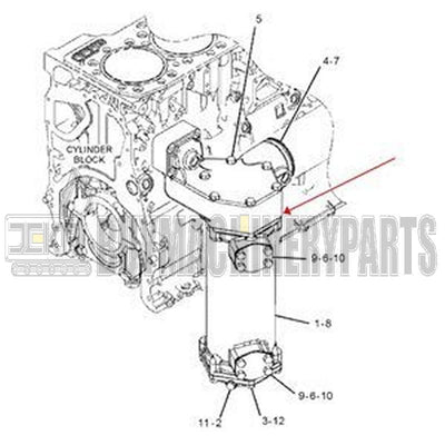 Oil Cooler 4W-9822 for Caterpillar CAT 3176C C-10 C11 C18 Engine 980C D8N D8T R1600 R1700G CX31-C13I