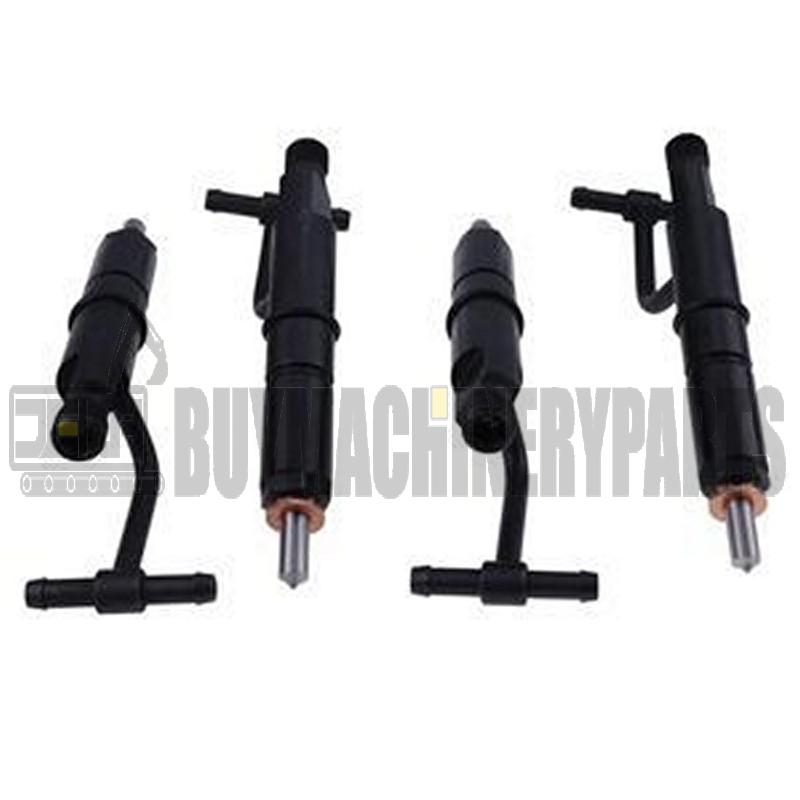 4Pcs Fuel Injector VI8944422250 for Isuzu Engine 4JB1 New Holland Excavator EH70 EH80 E80 E70 E70SR