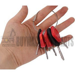 8 Pcs Ignition Key for John Deere Komatsu Hitachi CASE Briggs & Stratton HusqvarnaKohler Heavy Construction Equipment