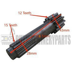 Travel Motor Sun Gear Shaft for Caterpillar CAT Excavator E312