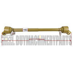 Tractor PTO Shaft Driveshaft for 1-3/8" x 6 Spline Both Ends 31.5"-43.3" Length Series 1