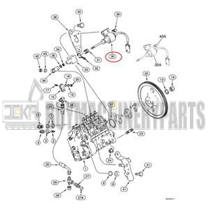 12V Stop Solenoid J932529 for New Holland Tractor Loader U80 LV80