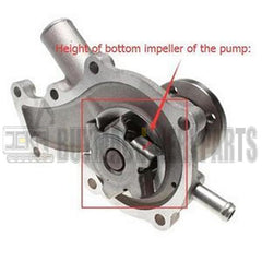 Water Pump 5001960 for Kubota Engine D662 D662-EB D722 D722-EB Jacobsen Greens King IV Plus V VI