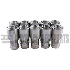 10PCS Hydraulic Hose Fitting With 5/8" Female JIC 10643-10-10 for Parker