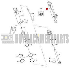 Hydraulic Tilt Cylinder 6804630 6539931 for Bobcat Loader 753 763 773 7753 S130 T140