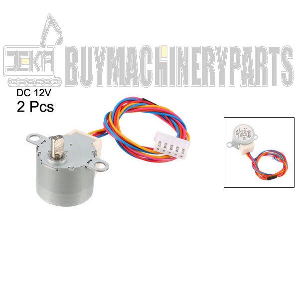 2pcs 24BYJ48 DC 12V Micro Reduction Stepper Stepping Motor 4-Phase 5 Wire