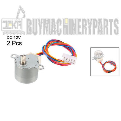2pcs 24BYJ48 DC 12V Micro Reduction Stepper Stepping Motor 4-Phase 5 Wire
