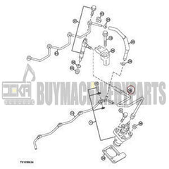 Fuel Injection Pipe 8974848140 8980305720 for Isuzu Engine 4LE1 4LE2 CASE Excavator CX75SR CX80