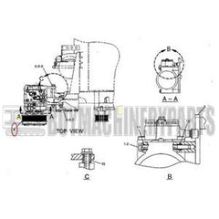 10PA15C A/C Compressor 161-3632 305-0323 for Caterpillar CAT Engine 3176C 3196 3456 Excavator 345B 345BL 365B 385B 385BL