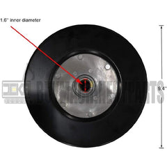 Driven Clutch Fit for EZGO 1976-1988 2-Cycle Marathon Golf Cart, Rear Secondary Clutch, 14694-G1, 15499-G1, 23191-G1