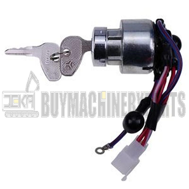 Ignition Switch 38180-31800 with 2 Keys for Kubota Tractor L1802 L2002 L2202