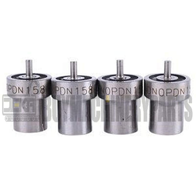 4Pcs Fuel Injector Nozzle YM11971753010 for Komatsu Engine 4D98E-1B45C Excavator PC22MR-3 PC20MR-2