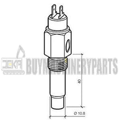 Temperature Sensor With Warning Contact 323-803-001-008D 323803001008D for VDO