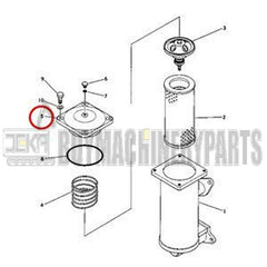 Cover 175-60-27171 for Komatsu Dozer D150A-1 D155A-1 D155A-2 D80A-18 D80E-18 D80P-18 D85A-18 D85E-18 D85P-18