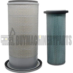 600-181-6540 6001816540 New Air Filter Set Compatible with Komatsu Excavator PC100L-6 PC120SC-6 PC128US-1 PC128UU-1 Bulldozer D31A-20 D31AM-20 D31E-20 D31P-20 D31P-20A