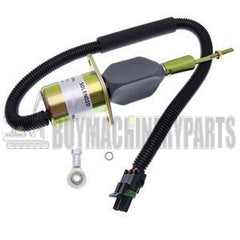 24V Fuel Shutoff Solenoid RE54747 for John Deere Engine 6081 3029 Excavator 330LC 370 330LCR Grader 770C 770CH 772CH