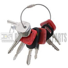 8 Pcs Ignition Key for John Deere Komatsu Hitachi CASE Briggs & Stratton HusqvarnaKohler Heavy Construction Equipment