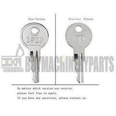 10 PCS Golf Cart Ignition Key 17063-G1 1919 for EZGO 1982-Up Gas and Electric