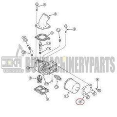 Alternator Support J923263 for CASE Engine 6831T 6831TA Tractor 1150E 1155E Loader 721B 721 821