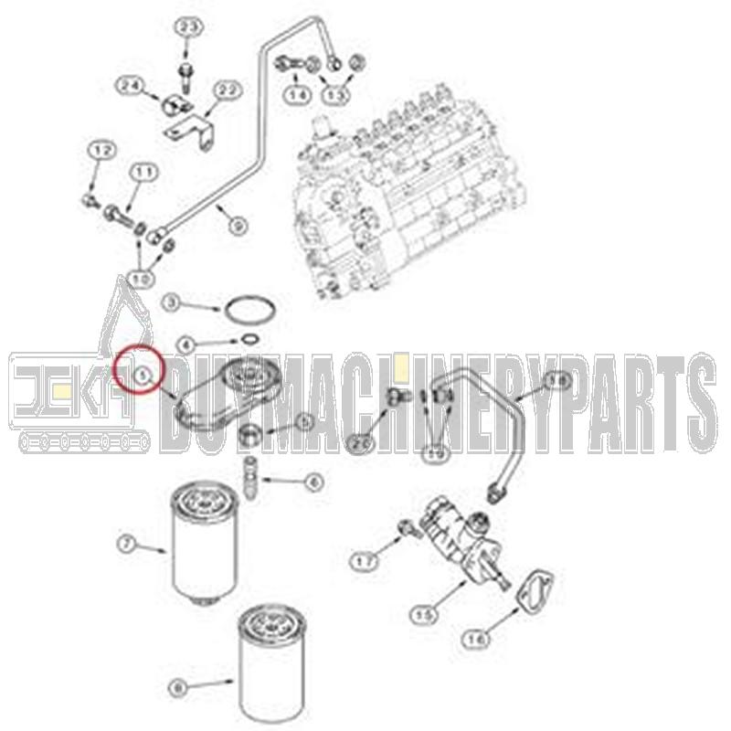 Fuel Filter Head 84140384 for New Holland Tractor TG210 TG230