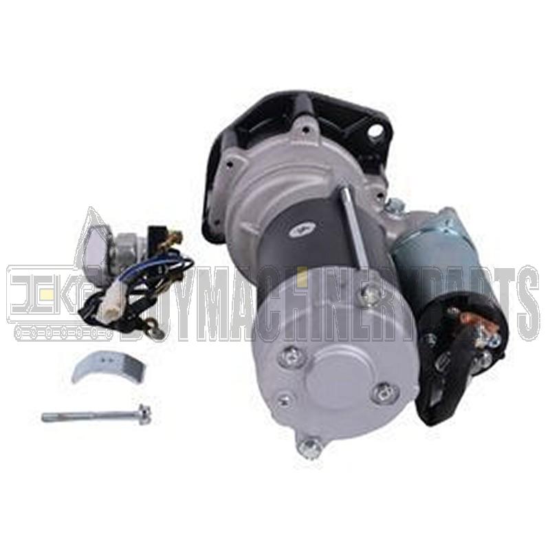 24V 11T Starter Motor Assembly 60081-33190 for Komatsu Engine 4D95S 6D95L Forklift FD20 FD23 FD25 FD28 FD30 Wheel Loader SD23 SD25