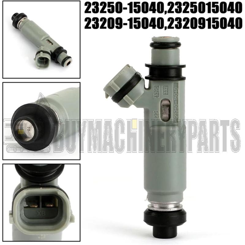 Fuel Injector Nozzle Compatible with Toyota Soluna Corolla AE11 Sprinter Trueno Spacio 1.5L 1.6L 23209-15040 23250-15040