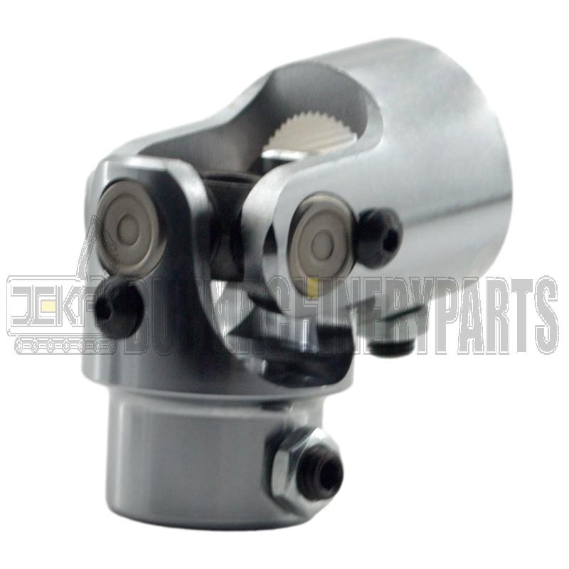 1"-48 Spline x 3/4" DD Chrome Steering Universal Joint Single U Joint Shaft,Total Length: 83mm (3-1/4")