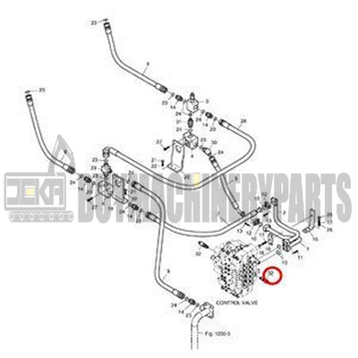 Overload Relief Valve 21113-40051 for Komatsu Doosan Daewoo Excavator Solar 255LC-V 420LC-V