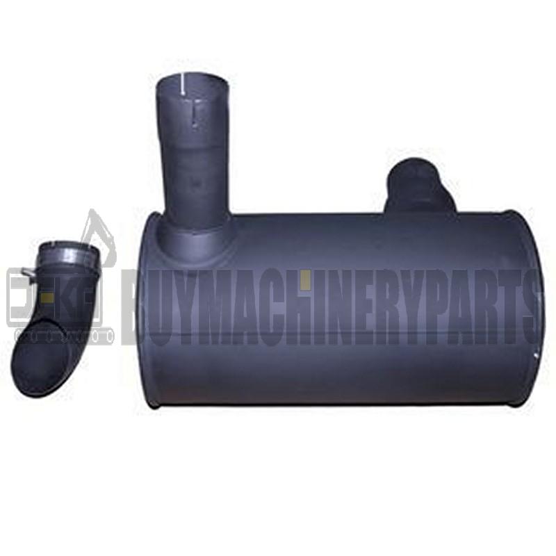 Muffler 6754-11-5310 for Komatsu Engine 6D107 Excavator PC200LC-8 PC210-8K PC210LC-8K PC210NLC-8K PC230NHD-8K PC240LC-8K PC240NLC-8K PW180-7 PW180-7E0