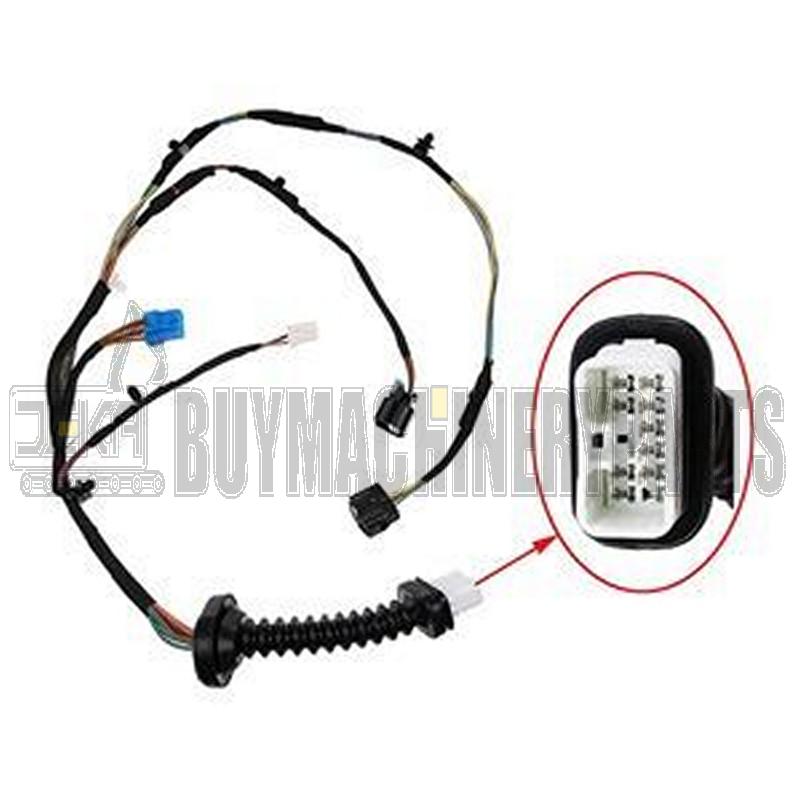 Rear Door Harness with Connectors 645-506 for Dodge Ram 1500 2500 3500 4500 5500 2004-2010 Replaces 56051931AA 56051931AB